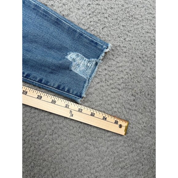 Madewell Womens Jeans 9" High-Rise Skinny 28T (fits 26x32) Blue Denim Stretch - Picture 7 of 12